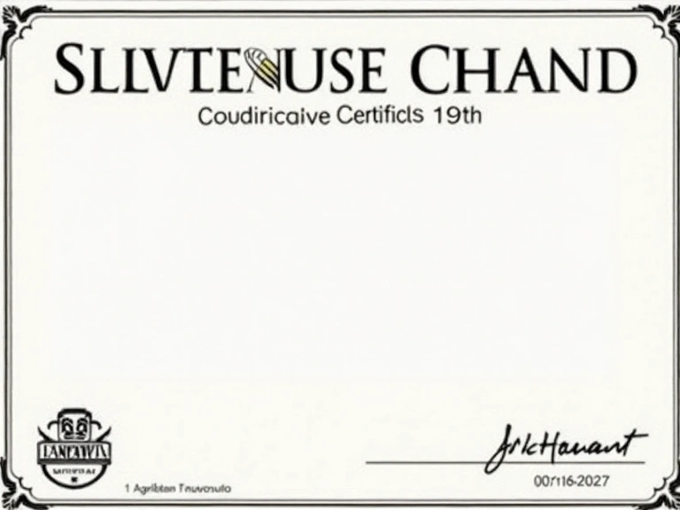 Certyfikat z kursu żywienia sportowców, z logo organizacji i datą ukończenia, w estetycznej ramce, bez konkretnych danych osobowych.